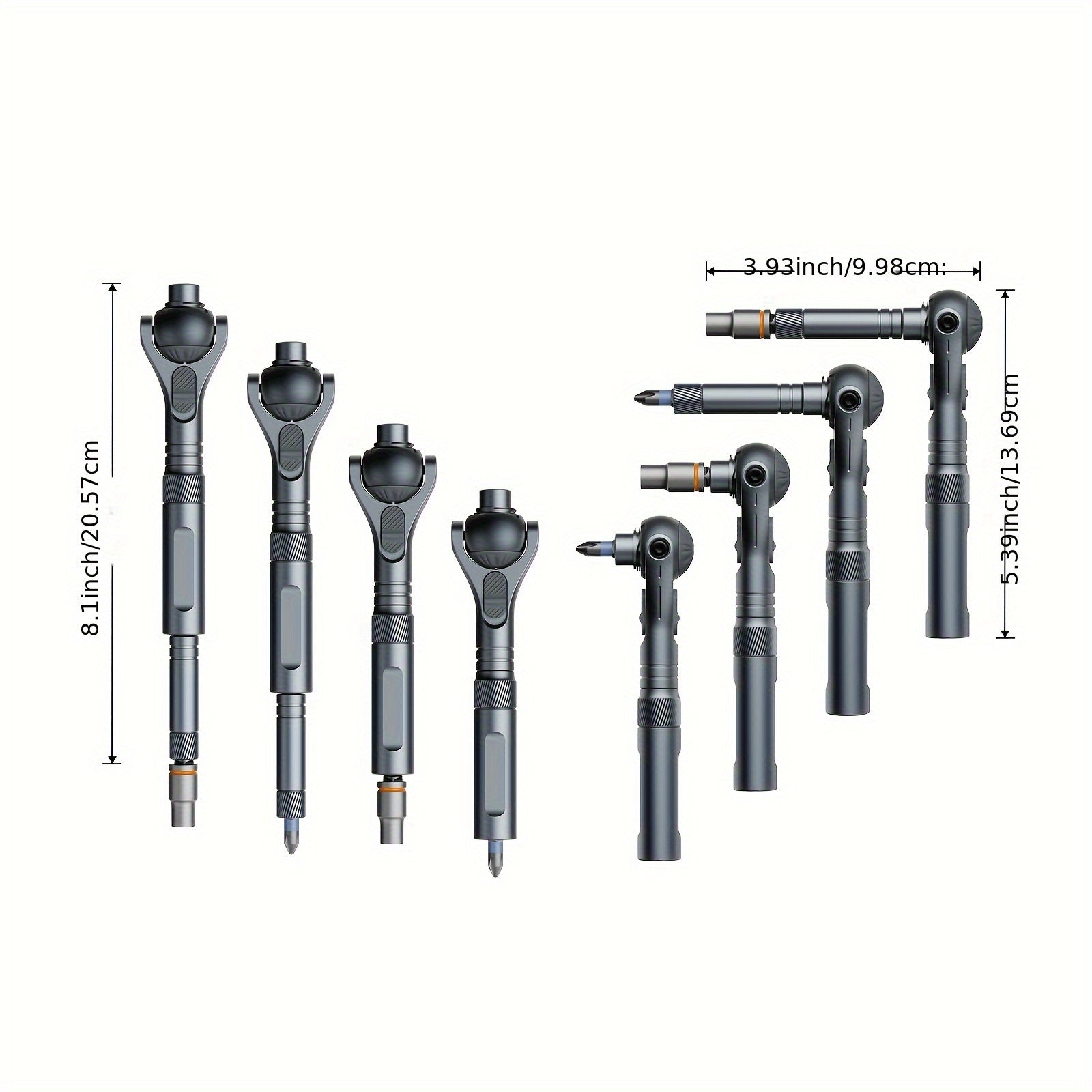 Magnetic Screwdriver Set, Detachable Ratchet Handle Multifunctional Screwdriver Set, Household Maintenance Tool Kit